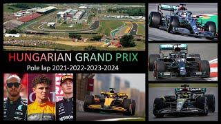 Hungary Grand Prix  Pole lap comparison 2021202220230224 [upl. by Hennessey]