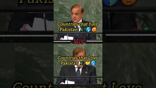 Countries That hate Pakistan VS countries that love Pakistan shorts shortvideo pakistan [upl. by Tnias]