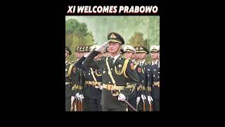 President Xi holds welcome ceremony for Indonesian president shortsviral [upl. by Haela855]