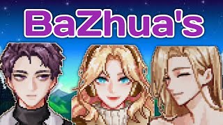 BaZhuas Marriable Role Portrait •• Stardew Valley Mod Mobile [upl. by Laubin]