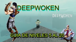 deepwoken guía para niveles 5 a 20 donde como farmear y donde farmeartips [upl. by Neelon]