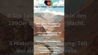 Top 5 Fakten zu Afgahnistan [upl. by Theda]