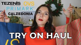 TRY ON HAUL PRIMARK TEZENIS OVS CALZEDONIA  lultimo dellanno [upl. by Treat]