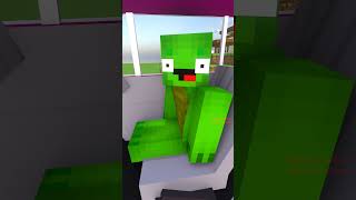 Mikey Prank and the end   Baby zombie minecraft animations [upl. by Bradman]