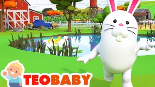 Hop Little Bunny Dance  Dance Party  Nursery Rhymes amp Kids Songs [upl. by Rifkin607]