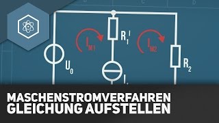 Maschenstromverfahren einfach erklärt Maschengleichungen aufstellen [upl. by Ileek98]