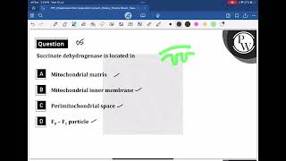 Succinate dehydrogenase is located in [upl. by Onateyac]