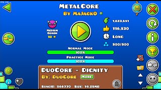 MetalCore by MaJackO 409th Demon  Geometry Dash [upl. by Nabru]