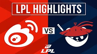 WBG vs AL Highlights ALL GAMES  LPL 2024 Spring  Weibo Gaming vs Anyone’s Legend [upl. by Anaujit]