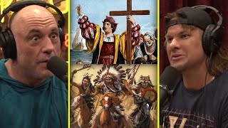 Was Columbus That Bad Compared To The Natives  Joe Rogan amp Theo Von [upl. by Arbmik194]