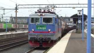 ► Tåg i  Trainspotting in Nässjö Sweden 080711 [upl. by Ryter]