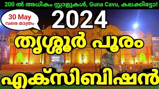 Thrissur pooram Exhibition 2024  Exhibition 2024  Thrissur Pooram [upl. by Drahnreb504]