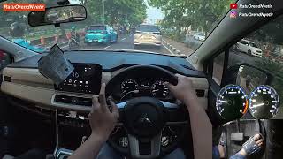 689  PADAT RAMAI SEMRAWUT JADI SATU  XPANDER ULTIMATE CVT  POV DRIVING INDONESIA [upl. by Mcnully]