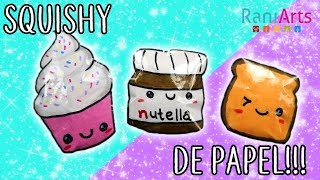 Haz SQUISHIES de PAPEL Super fáciles [upl. by Iong]