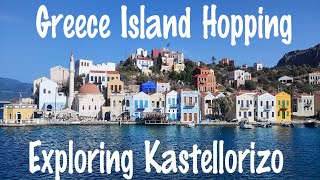 Greek Island Hopping  Kastellorizo Island Greece 4k 🇬🇷 [upl. by Galatia]