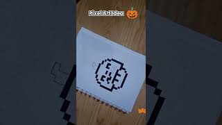 🎃Pumpkin🎃 Pixel Art Idea halloween shorts supermario art pixelart [upl. by Samaj]