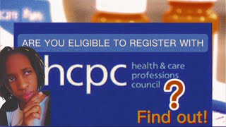 JOIN THE HCPC REGISTER UK IS CALLING [upl. by Hey]