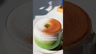 Vanilla cinnamon matcha latte [upl. by Ibby]