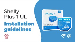 Shelly Plus 1 UL  Installation video US standard [upl. by Oby]