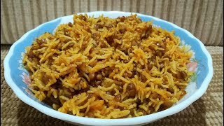 Easy 15 Minute Masoor Pulav Recipe  Masoor ka Pulav  मसूर पुलाव की रेसिपी [upl. by Aimahs]