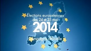 Élections européennes 2014  découvrez les spots de campagne des partis politiques [upl. by Lilyan]