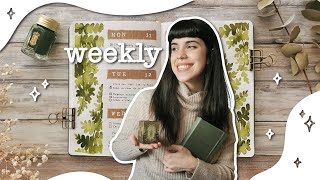 🌿WEEKLY spreads de Marzo 🌿  BULLET JOURNAL PWM [upl. by Suitangi]