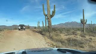 4 Wheeling in the Shop Jeep Near 4 Peaks [upl. by Menzies]