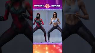 Watashi Wa Star ✨ Mutant vs Human AI shorts tiktok [upl. by Wenda506]