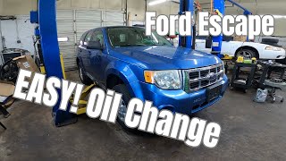 Ford Escape Oil Change [upl. by Gabrila]