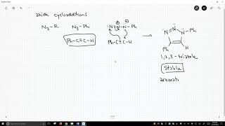 cycloadditions with azides [upl. by Retxed]