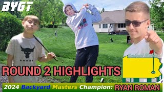 Round 2 Highlights  2024 Backyard Masters  BYGT [upl. by Herwin]