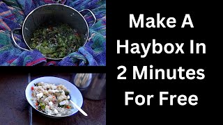 Haybox cooking without a haybox Save money on cooking Feta cheese and vegetable risotto [upl. by Nosnarb]