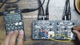 Bastl Kastle Arp 22 with Kastle Synth [upl. by Enelrad987]