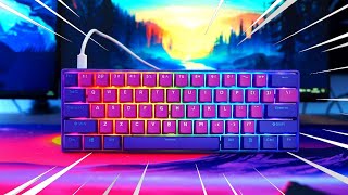 So Many Color Options BOYI 60 Mechanical Keyboard Review [upl. by Thesda]