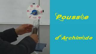 Poussée dArchimède expérience [upl. by Sucramd]