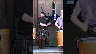 TuBardh with Clanadonia getting into his rhythm playing Ya Bassa at Scone Palace Scotland shorts [upl. by Ellocin352]