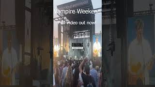 COUSINS BY VAMPIRE WEEKEND PLAYED LIVE HD  full video out now [upl. by Ydaf458]