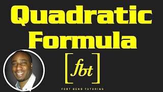 Solving Quadratic Equations The Quadratic Formula fbt [upl. by Ryle]