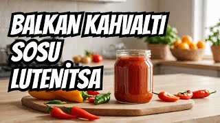 LUTENITSA Sosu Tarifi  Balkan SosuKahvaltı İçin Süper  Ajvar Sos Tarifi [upl. by Anitra]