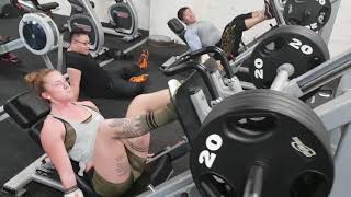 180kg Leg Press [upl. by Usanis]