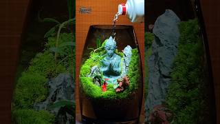 Please Follow and support 🐕Mind Relaxing 💆 aquascape aquarium  Buddha aquascape aquarium howto [upl. by Erodavlas466]