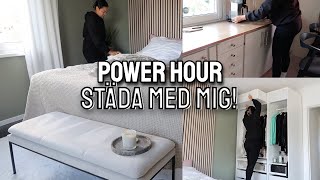 SPEED CLEANING HEMMA I HUSET POWER HOUR  STÄDA MED MIG [upl. by Carol-Jean]