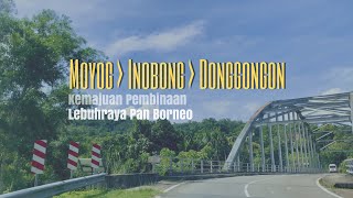 jalanb22  Perjalanan dari Moyog ke Inobong ke Donggongon Penampang Sabah [upl. by Ila160]