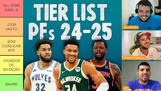 Tier List ALASPIVÔS da NBA 202425 melhores e piores [upl. by Assirol]