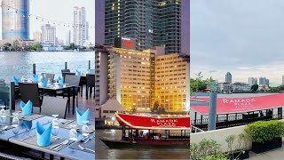 Ramada Plaza by Wyndham Bangkok Menam Riverside Buffet Breakfast  Ramada Bangkok Full Tourbangkok [upl. by Heurlin]