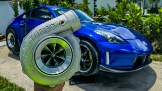 T51R MOD FOR THE 350z  INSANE TURBO SPOOL [upl. by Etnelav]