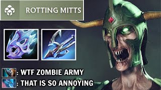 NEW ROTTING MITTS  Moon Shard Undying Destroy All w Zombie Army Epic Fun 5k Gameplay Dota 2 [upl. by Sivrahc]