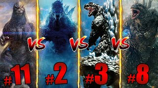 Whats the Most Powerful Version of Godzilla  Ranking Every Version of Godzilla [upl. by Korenblat314]