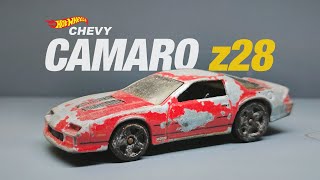 Epic Transformation Hot Wheels Camaro IROCZ Goes TwinTurbo for Drag Racing [upl. by Iaras]