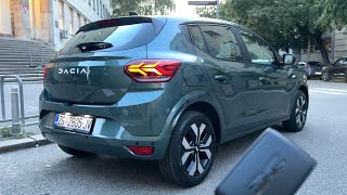 New DACIA SANDERO 20242025 UPGRADED MODEL  EVENING POV test drive TCe 90 [upl. by Hylton43]